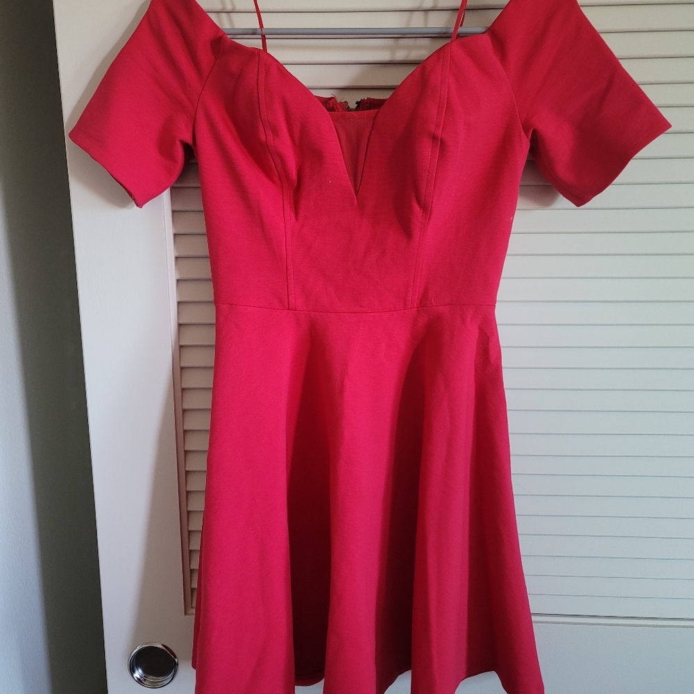 Guess Red Flirty Dress